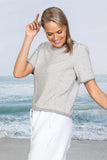 Possum Merino + Cotton Pearl Crew