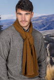 Rib Knit Possum Merino Scarf