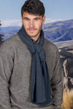 Rib Knit Possum Merino Scarf