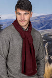 Rib Knit Possum Merino Scarf
