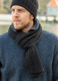 Rib Knit Possum Merino Scarf