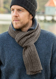 Rib Knit Possum Merino Scarf