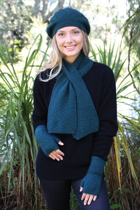 Dash Possum Merino Fingerless Mitten