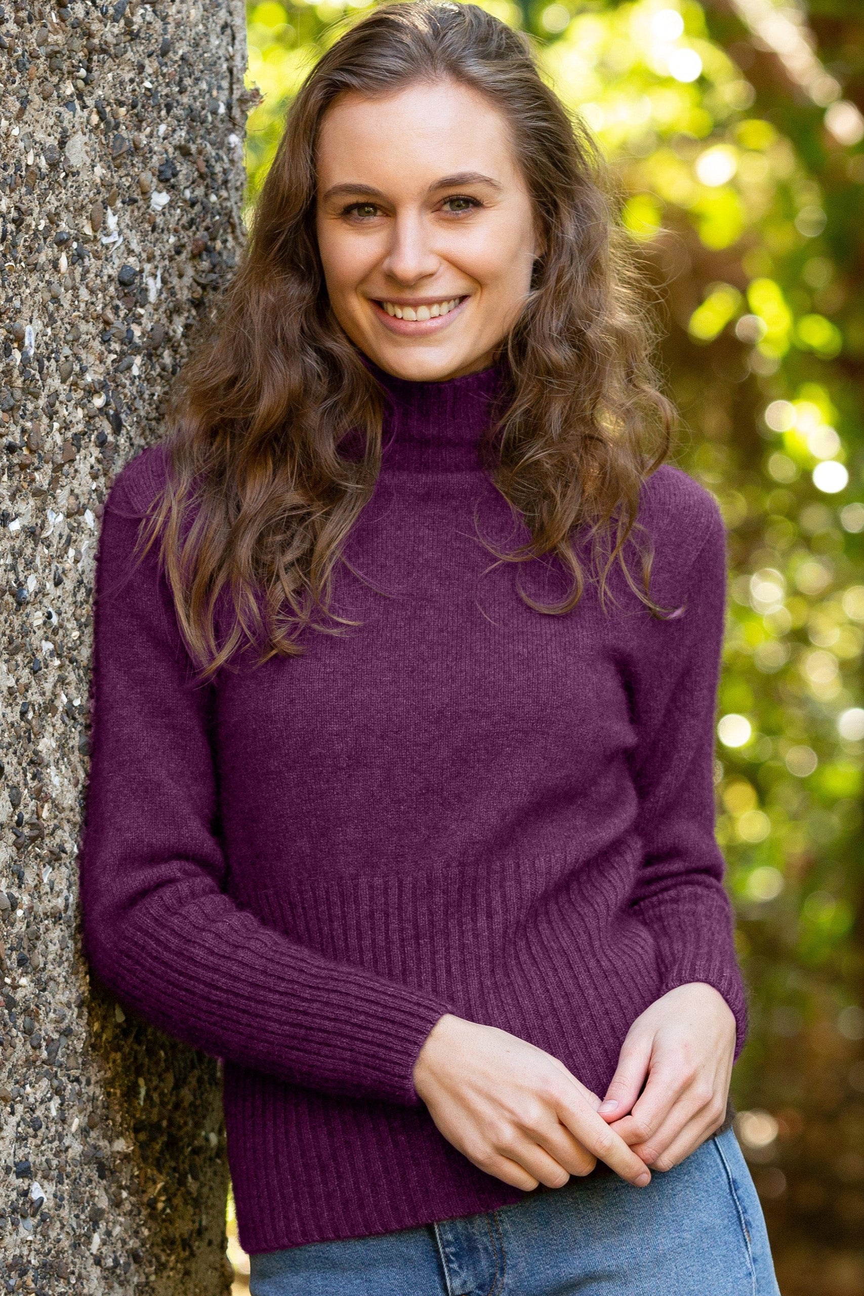 Rib Possum Merino Turtle Neck