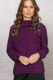 Moss Stitch Possum Merino Cowl