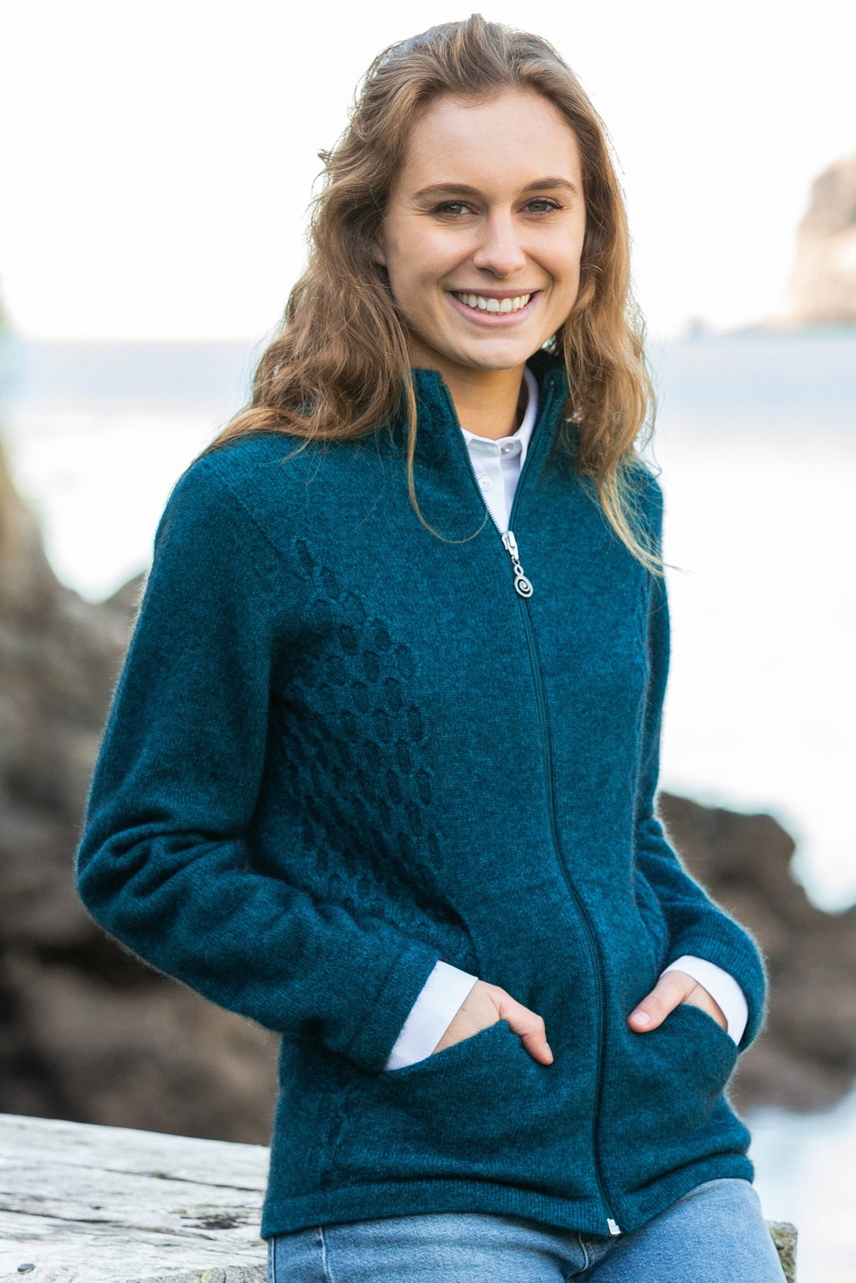 Honeycomb Possum Merino Jacket