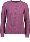 Lace Detail Possum Merino Crew Neck Jersey