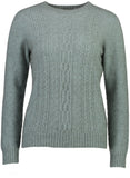 Lace Detail Possum Merino Crew Neck Jersey