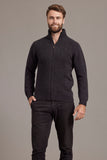 Rib Front Possum Merino Jacket