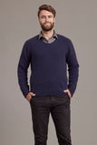 Rack Stitch Crew Neck Possum Merino Jersey