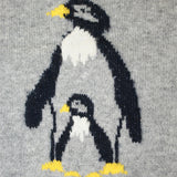 Penguin Design Merino Wool Scarf