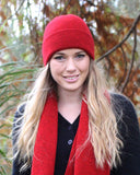 Plain Double Layer Merino Wool Beanie
