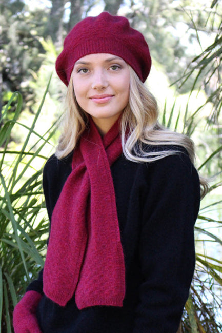 Dash Possum Merino Keyhole Scarf