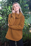 Stratus Cowl Neck Possum Merino Jumper