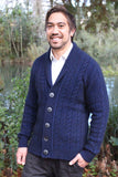 Cable Button Possum Merino Jacket