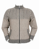 Full Zip Possum Merino Jacket with Pockets