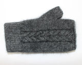 Cable Knit Possum Merino Fingerless Mitten
