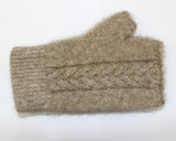 Cable Knit Possum Merino Fingerless Mitten