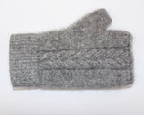 Cable Knit Possum Merino Fingerless Mitten