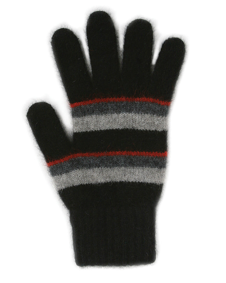 Accent Stripe Possum Merino Glove