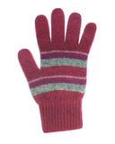 Accent Stripe Possum Merino Glove