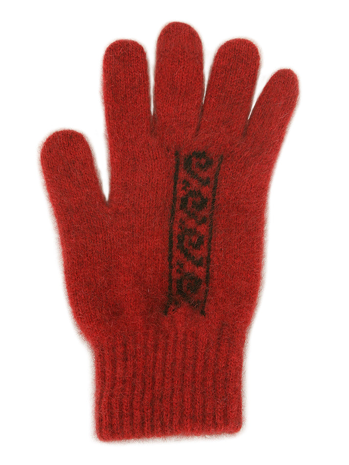 Koru Motif Possum Merino Glove