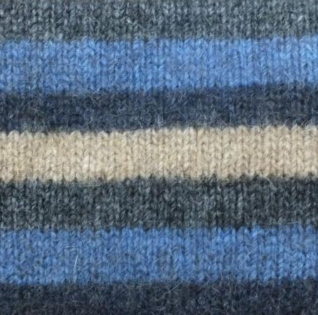 Multi Striped Possum Merino Socks