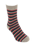 Multi Striped Possum Merino Socks