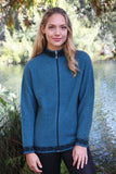 Motif Possum Merino Zip Cardigan