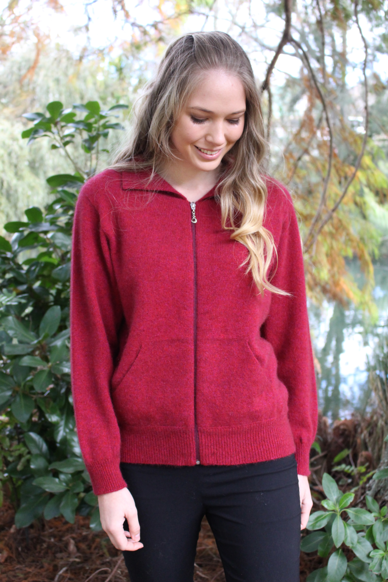 Essential Possum Merino Jacket with Pockets