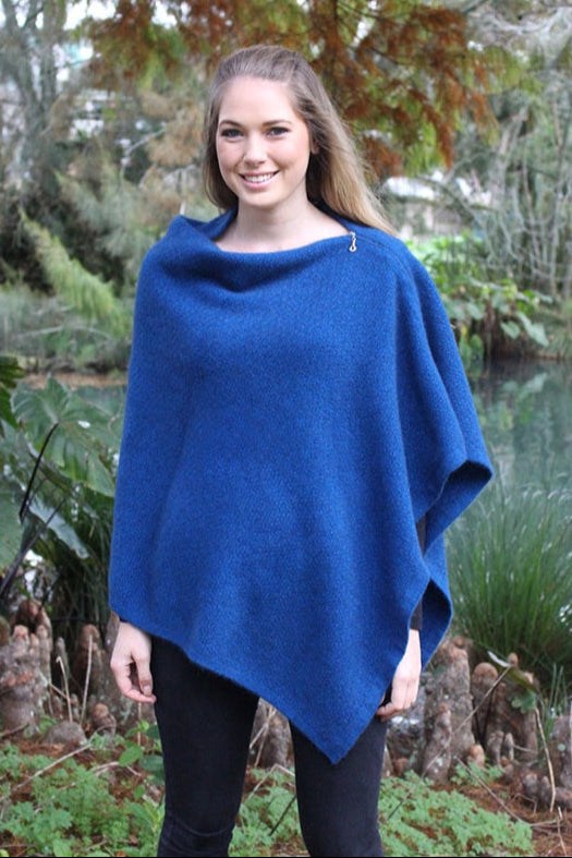 Zippered Possum Merino Wrap