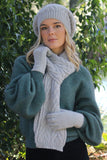 Alpaca Wool Gloves-Dove