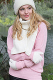 Alpaca Wool Gloves-Natural