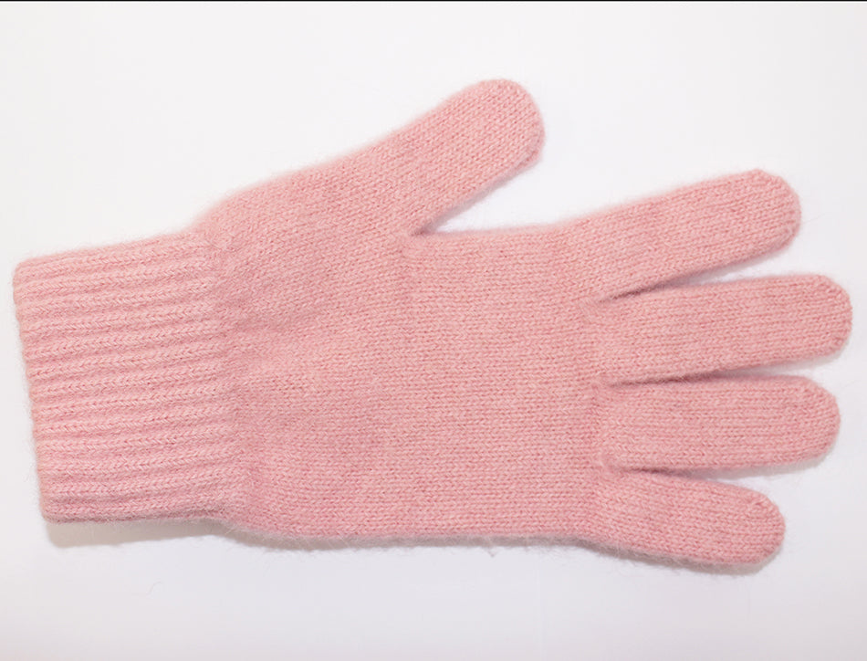 Alpaca Wool Gloves-Rose2
