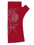 Peony Print Merino Wool Gloves