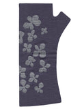 Hydrangea Print Merino Wool Gloves