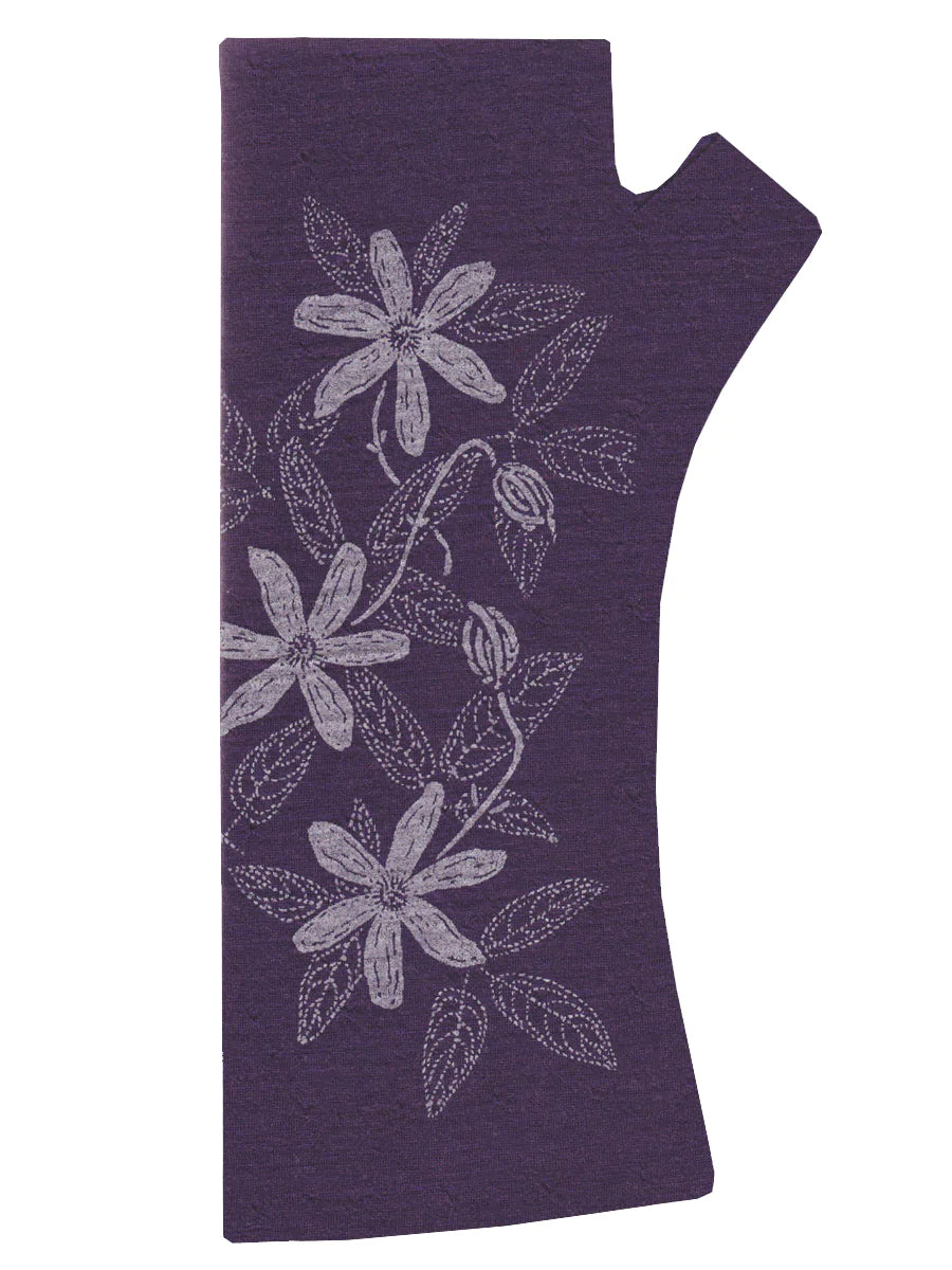Clematis Print Merino Wool Gloves