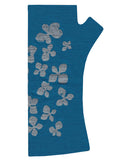 Hydrangea Print Merino Wool Gloves