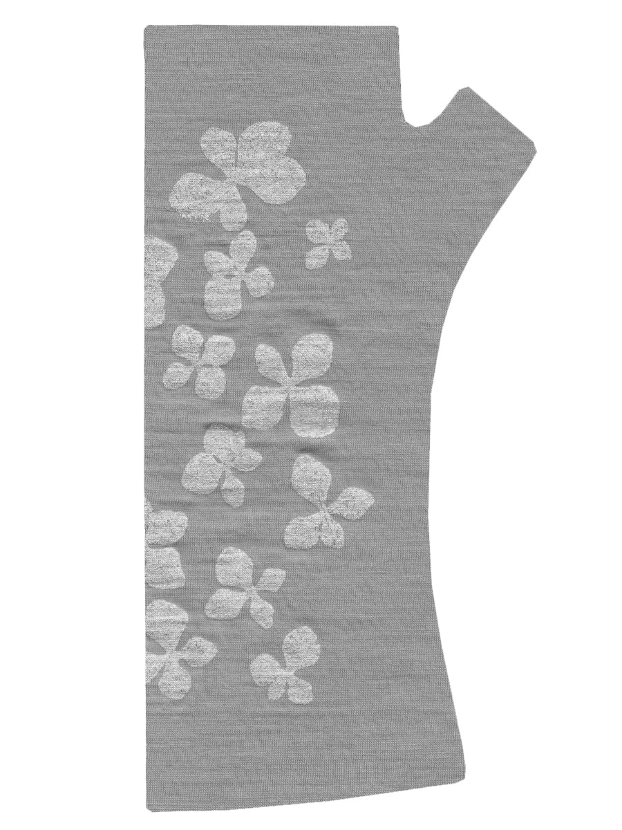 Hydrangea Print Merino Wool Gloves