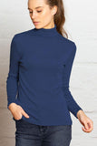 Polo Neck Merino Wool Top