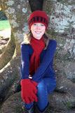 Roll Trim Possum Merino Scarf