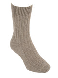 Casual Possum Merino Rib Sock Natural
