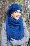 Chain Knit Possum Merino Beanie