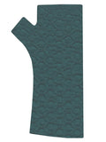 Crossed Textured Merino Wool Gloves