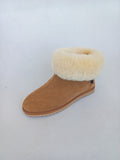 June Short Sheepskin Slipper Boot