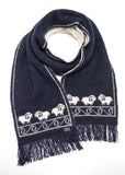 Sheep Motif Possum Merino Scarf