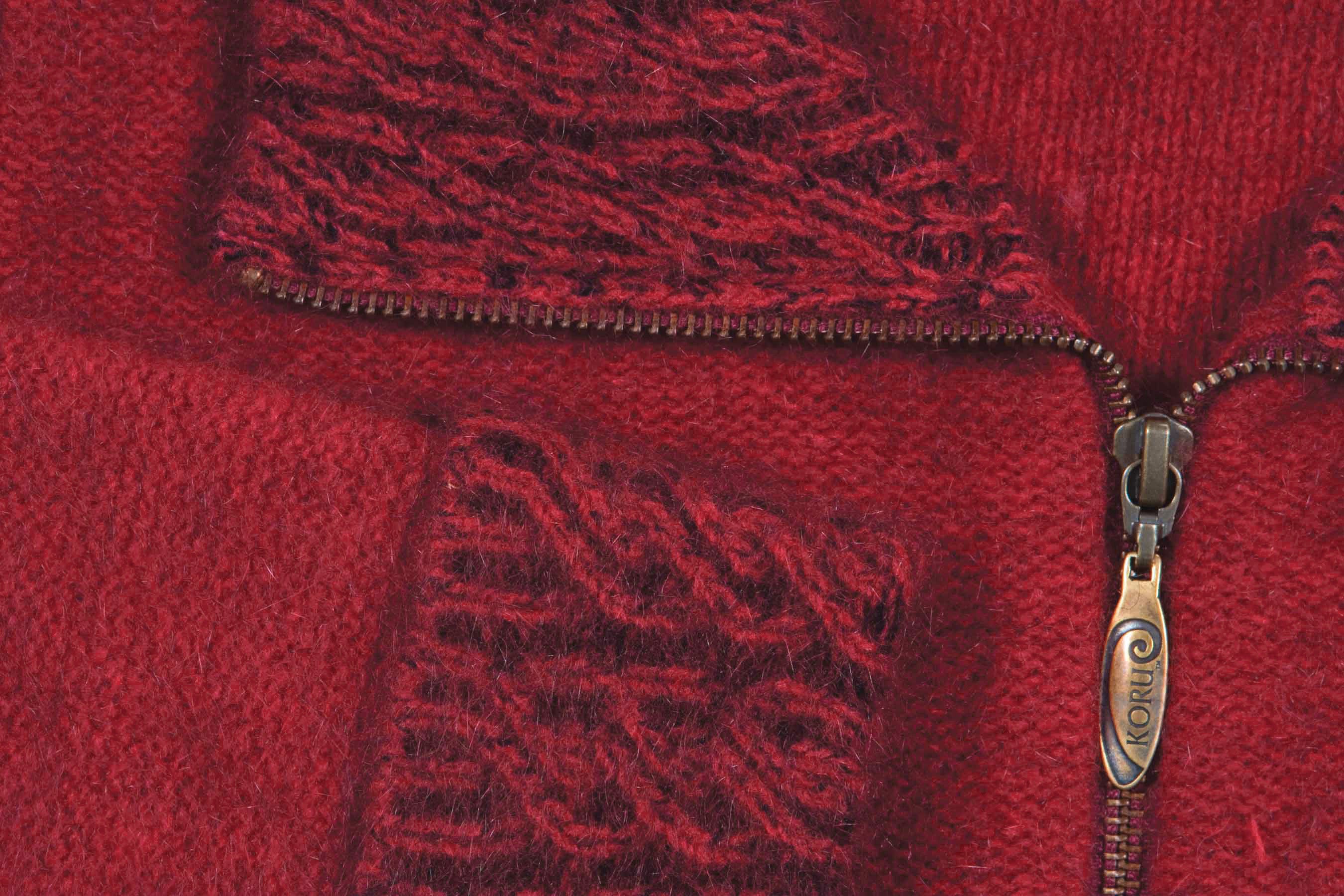 Two Tone Trim Possum Merino Jacket