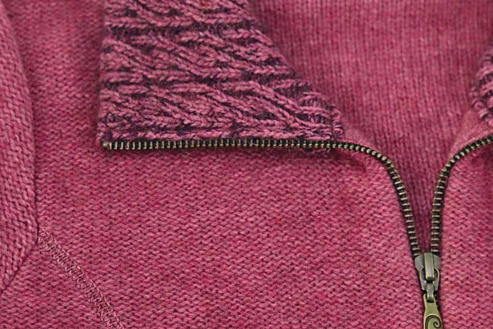 Two Tone Trim Possum Merino Jacket