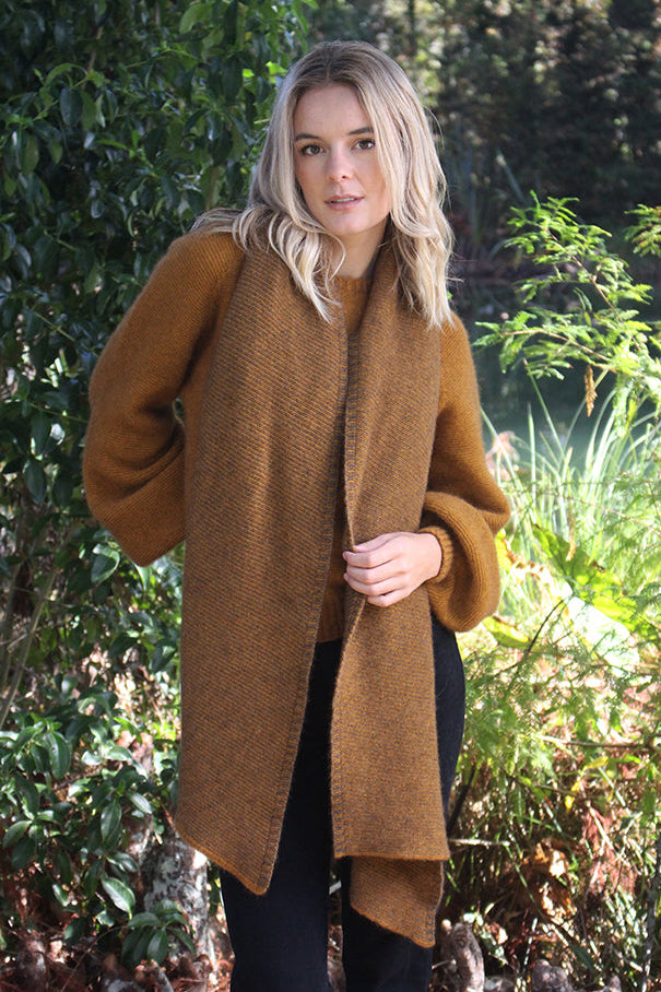 Bias Possum Merino Scarf