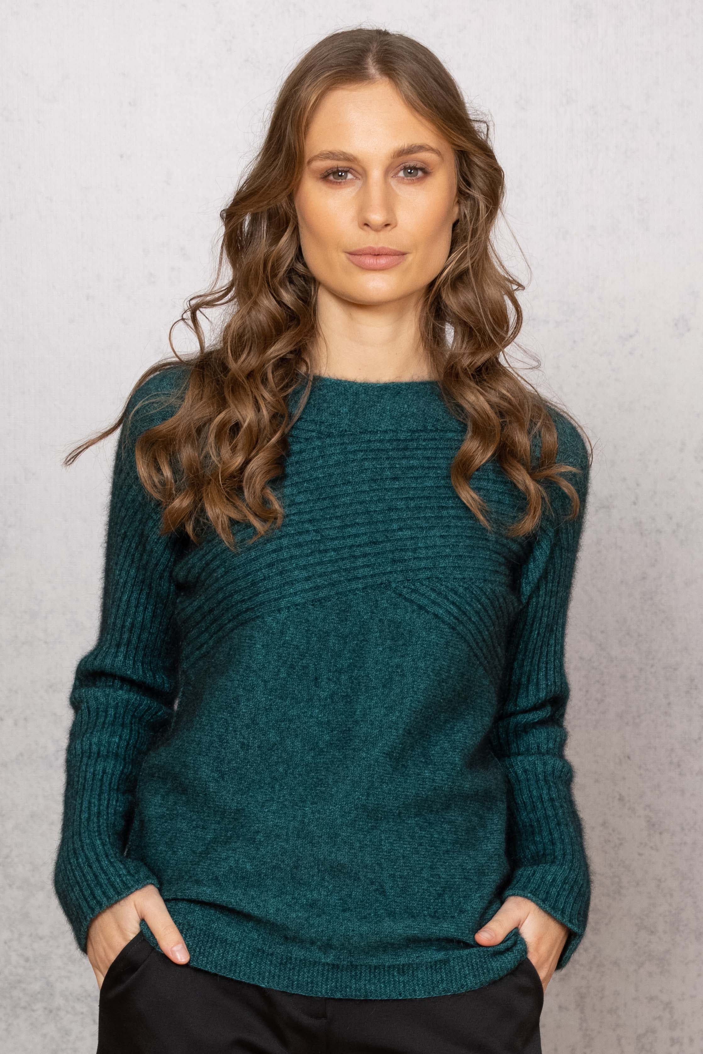 Crossover Possum Merino Crew Sweater
